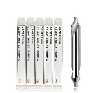 Foret de centrage bibo YG à double extrémité 60 degrés en acier rapide au cobalt, foret à point fixe 1-5 - Product Image 6