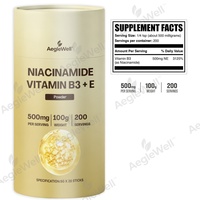 OEN ODM AegleWell Niacinamide Vitamine B3 Plus E en Poudre – Sachet Individuel – Antioxydant Quotidien pour l'Éclat Intérieur et le Bien-être