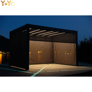 YOUYA Tailles personnalisées Pergolar bioclimatique en aluminium Luxe 3*3/3*<span class=keywords><strong>6</strong></span>/ 4x6 Pergola de jardin extérieur pour <span class=keywords><strong>piscine</strong></span>/cour - Product Image 2