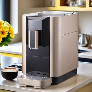 Máquina de <span class=keywords><strong>café</strong></span> eléctrica totalmente automática eléctrica para el hogar de gran venta con pantalla táctil - Product Image 1