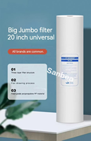 Cartouches de filtre à eau en PP filé-soufflé Jumbo, 1 et 5 microns, neuves, pour la purification dans les restaurants, les hôtels et les usines de fabrication