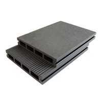 Revêtement de terrasse en WPC co-extrudé résistant à la pluie et antidérapant, revêtement de sol en stratifié bois-plastique, revêtement de terrasse en composite bois gaufré