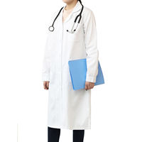Blouse médicale de laboratoire de haute qualité pour homme