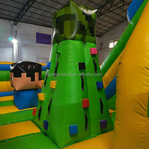 Château gonflable commercial pour enfants, avec toboggan et souffleur, idéal pour les fêtes en extérieur - Product Image 5