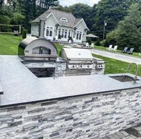 Alaska Grey Quartz ite Flache Ecke Natur marmor Stapel Steinplatten Split Face Siding Ledger Panel für Schiefer projekte