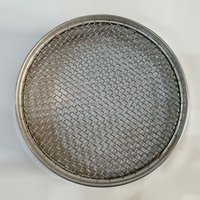 Tamis d'essai standard en acier inoxydable 304, 200 mm, maille ASTM E11 # 25 # 30 # 35 # 40 # 45 # 50 pour la gradation des poudres de laboratoire