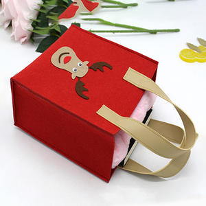 عرض ترويجي أعلى البائع حقيبة عيد الميلاد OEM عيد الميلاد لباد كيس الحلوى - Product Image 3