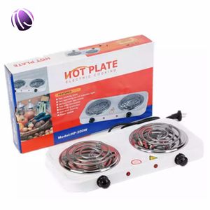 Placa Calefactora Eléctrica de Doble Quemador con 2 Espirales, Compre una Placa Calefactora de Alta Calidad y Duradera <span class=keywords><strong>para</strong></span> Usar en Diversos Tipos de Cocina - Product Image 1