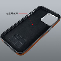 Nouvelle conception pour iPhone 17 Pro Max 16 Étui en cuir magnétique antichoc Étui en cuir premium pour iPhone 15 14 13 12 Magnétique