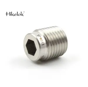 SWAGELOK type Hikelok Instrumentation Raccords de tuyaux en acier inoxydable SS316 SS Bouchon de tuyau creux