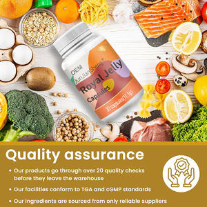 Hoge Potentie Royal Jelly <span class=keywords><strong>Capsules</strong></span> Met Bijenpollen En Propolis Voor Immuunondersteuning En Wellness - Product Image 5