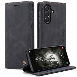 Funda Cartera Caseme para Samsung <span class=keywords><strong>Galaxy</strong></span> A57 A56 A37 A27 A17 A07 A36 A26 A06 A55 A54 A53 A52, Funda Tipo Libro de Cuero PU con Soporte - Product Image 1