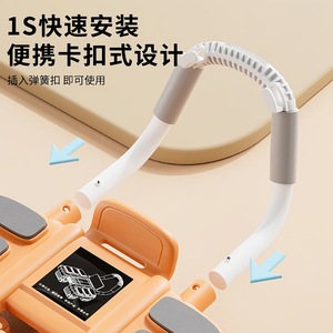 Ab Roller Wheel With Elbow Support Rebound Automatic Double Wheels Anti Slip For Home Fitness Body Shaping - Product Image 3