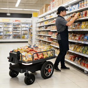 Robot de Seguimiento Autónomo Inteligente con Evitación Proactiva de Obstáculos, 24V, Capacidad de Carga de 100KG, Alcance de 8KM, Camión de Reparto - Product Image 1