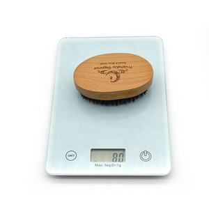 Brosse à barbe en bois à poils <span class=keywords><strong>de</strong></span> sanglier, manche en bois, 360 Wave, pour hommes, en promotion - Product Image 3