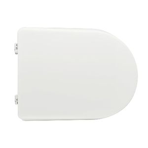 Asiento de inodoro para Althea, forma de florero, color rosa, 7 piezas blancas, 50,5 cm de largo, 37,5 cm de ancho, 7 cm de alto - Product Image 1