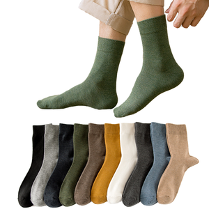 Sporty Casual Cotton Breathable Crew <strong>Socks</strong> for Men Business Autumn <strong>Custom</strong> Design Bottom Knitted <strong>Socks</strong> Perfect Gift <strong>Manufacturer</strong> - Product Image 1