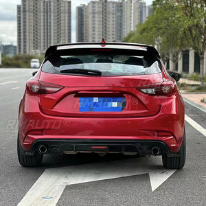 Alerón Doble Trasero de Fibra de Carbono Real/FRP para Mazda 3 Axela Hatchback 2014 2015 2016 2017 - Product Image 5