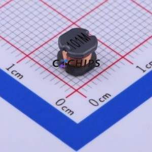 Inductor de Potencia SMTDR54-101M SMD, 5.8x5.2mm (Inductancia: 100uH) (Precisión: 20%) (Corriente Nominal: 520mA) - Product Image 1