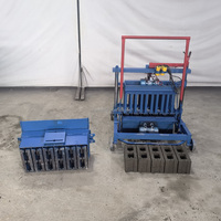 Machine à briques de ciment, moule à briques de mur en ciment pour route en pierre, panneau de béton mousse, blocs de béton creux interverrouillables, machine à briques