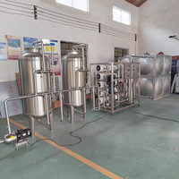 Système de traitement de l'eau pure 1000L-20000L/H, machine de purification d'eau, système de filtration par osmose inverse, équipement de traitement de l'eau