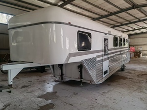 Remorque pour chevaux TrailBlaze Deluxe avec logement, cuisine, salle de bain, en acier galvanisé, remorque personnalisée - Product Image 4