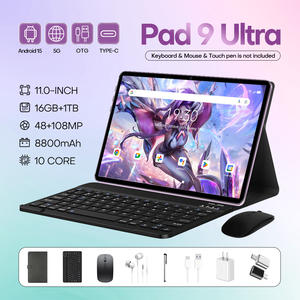 Pad9แท็บเล็ตสำหรับเด็กอัลตร้าที่มีหน้าจอขนาดใหญ่11นิ้วชิปแปดคอร์ MTK 16GB + หน่วยความจำ1TB รองรับเครือข่าย4G/5g/GSM ใหม่ - Product Image 5