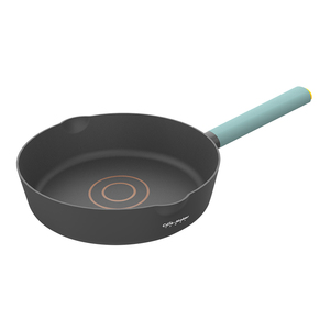 Poêle à frire en aluminium antiadhésive légère de 24 cm, design <span class=keywords><strong>nordique</strong></span>, base multicouche, écologique, pour 2-3 personnes, usage domestique - Product Image 1