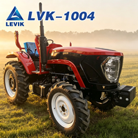 Traktor Roda Pertanian 100HP 4WD Langsung dari Pabrik, Konsumsi Bahan Bakar Rendah, Bodi Kokoh dengan Garu Cakram untuk Sawah Asia Tenggara