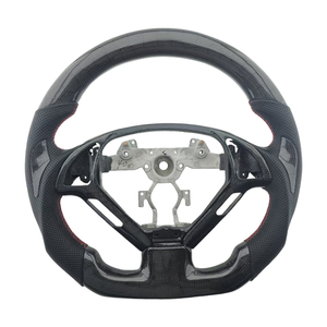Volant de direction en cuir perforé en nid d'abeille de qualité supérieure pour Infiniti G27 G37 - Product Image 1
