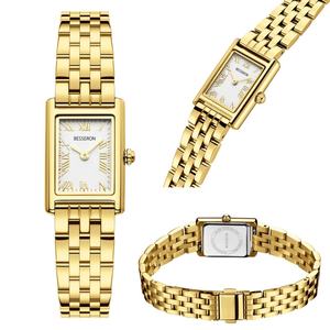 Reloj Elegante para Mujer con Brazaletes Personalizables, Totalmente en Acero Inoxidable, Movimiento de Cuarzo Japonés, Resistente al Agua - Product Image 2