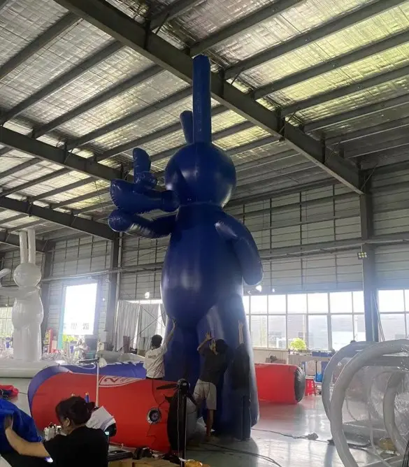 ईस्टर घटना सजावट inflatable कार्टून पशु मॉडल इंफ्लेटेबल खरगोश मॉडल