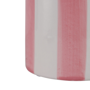 Vasi in Ceramica con Bordo Smerlato a Righe, Decorativi per Interni ed Esterni, per Giardino e Casa - Product Image 5