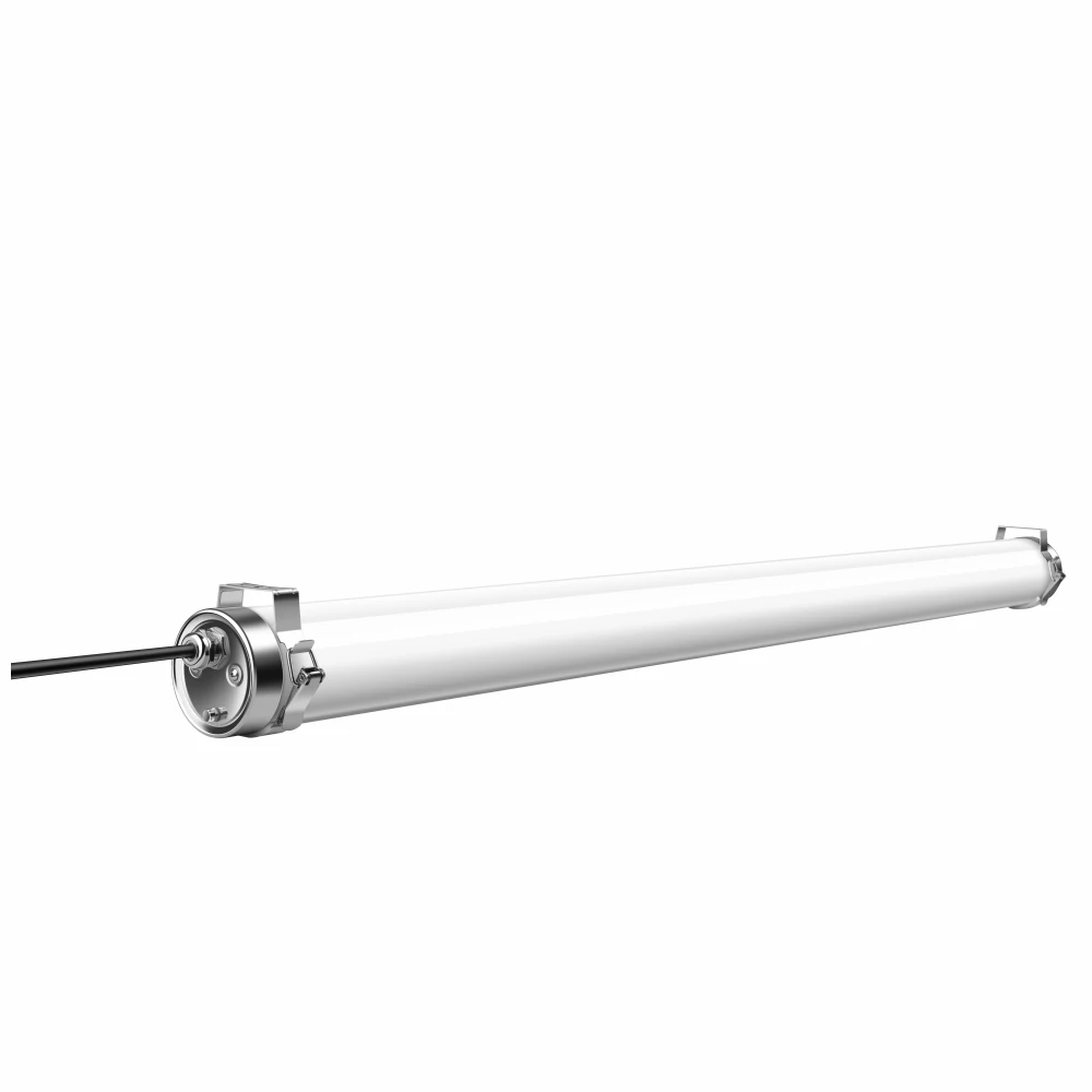 Waterproof IP69K Led Tube Linear Fixture Triproof Industrial Vapor Tight Fixture 20W 60w LED Light for Car Wash Room