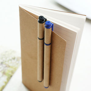 Reusable Fluently <b>Writing</b> Eco-Friendly Recycled Kraft Paper Ballpoint Pen with 1.0mm Tip and Custom Logo - Product Image 4