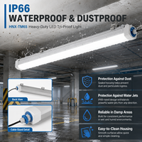 Lumière LED Tri-Proof Robuste 1200mm 40W IP66 IK10 Résistante aux Chocs avec Boîtier en Aluminium pour Environnements Industriels