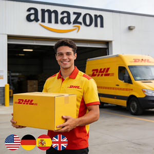 Agente de Envío de Amazon FBA DHL Express, Entrega Puerta a Puerta desde China/Shenzhen a Japón/Italia/España/<span class=keywords><strong>Inglaterra</strong></span>/Alemania - Product Image 1