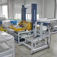 Palettiseur à portique à vitesse rapide LWT Palettiseur de bas niveau pour carton/boîte/caisse pour boîtes de tabac alimentaire Barils Emballage en papier/métal