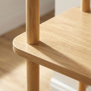 Rak Penyimpanan Kayu Solid Ruang Tamu Rak Pajangan Dinding Balkon Rak Penyimpanan Multi-Lapisan Model Berdiri di Lantai - Product Image 6
