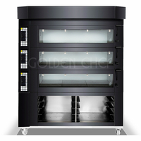 Équipement de boulangerie professionnel multifonctionnel pour la cuisine, la cuisson du pain, des pizzas, des gâteaux, cuisson, fours électriques commerciaux de grande taille