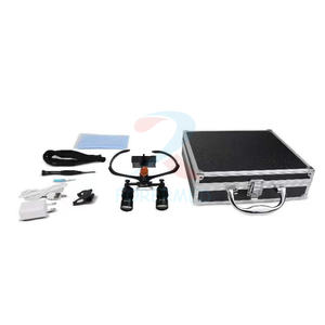 Campo de visión Hd Lupa dental 3,5-5.5x Operación de aumento Lupa de ángulo portátil Faro inalámbrico LED - Product Image 4