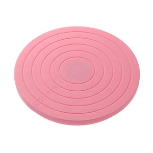 Cake Turntable Rotating Anti-skid Round Cake Stand Cake Decorating Tools Rotary Table Kitchen DIY Baking Tools