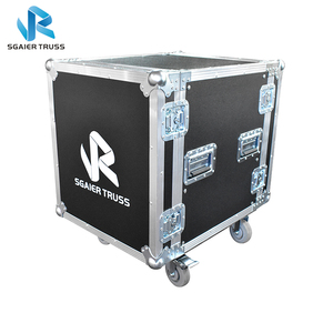 Bộ Phận Khuếch Đại Mạ Kẽm Màu Xanh/Máy Chủ/Máy Trộn Dj U Rack Case 14U Flight Case - Product Image 2