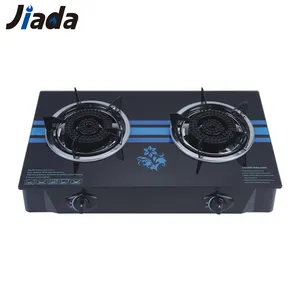 Stainless steel big burner supplier india digital printing glass characteristics table gas stove