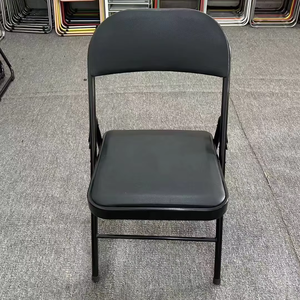 Chaise pliante en <span class=keywords><strong>plastique</strong></span> Chaises de jardin et de patio Mobilier de jardin Chaises de pelouse, terrasse, arrière-cour, <span class=keywords><strong>noir</strong></span> - Product Image 3