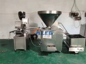 Équipement de production de saucisses / Ligne de transformation de salami / <span class=keywords><strong>jambon</strong></span> / Machine à farcir les saucisses fumées à vendre - Product Image 3