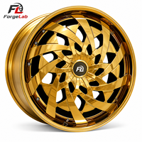 Jantes en alliage ForgeLab 5x120 haute performance, haute résistance, concaves profondes, en aluminium forgé 6061 T6 pour voitures