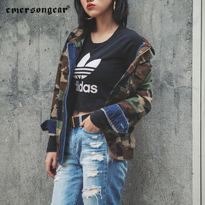Fabricant Emersongear <span class=keywords><strong>Veste</strong></span> de camouflage mince et décontractée pour l'extérieur pour dames Vestes de printemps longues tactiques pour femmes - Product Image 3
