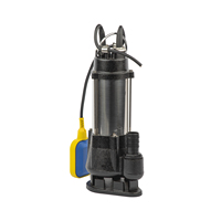 250w 110v 220v ac roue en fonte eau usée eaux usées ascenseur pompe à eau submersible