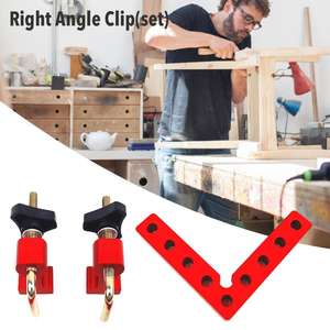 Carré de travail du bois en alliage d'aluminium bloc de positionnement à 90 degrés pince à Angle droit pince d'angle de <span class=keywords><strong>menuiserie</strong></span> pince de fixation d'angle - Product Image 3